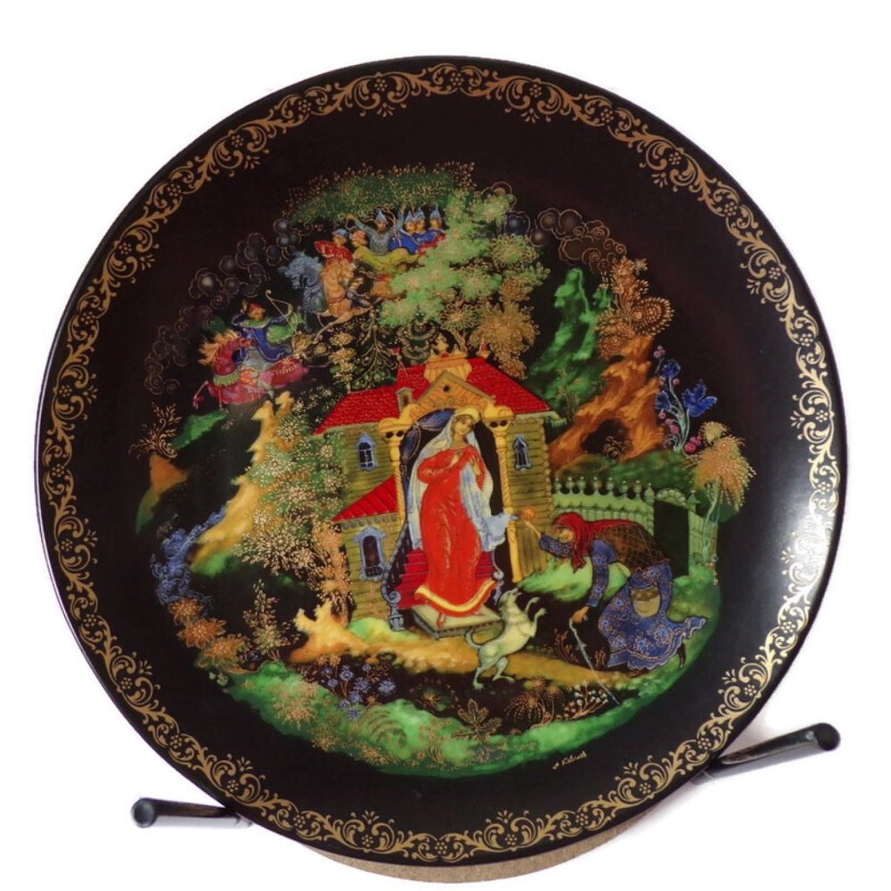 Tianex Bradford Exchange Russian Fairy Tale Plates 2552-2